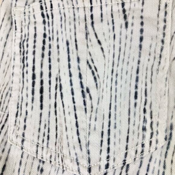 Rag & Bone Skinny Jeans in Riptide Tie Dye Stripe Wash Size 25 - Picture 5 of 10